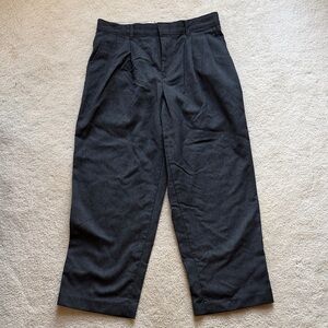 Charcoal Gray Dress Suit Pants Slacks Pleated Front Boys Size 10 Husky